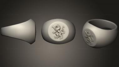 Jewelry rings Brabant ring 3d model